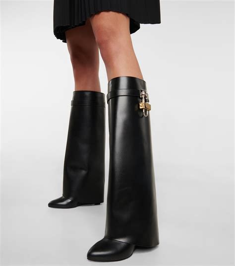 givenchy shark lock inspired boots|Givenchy shark lock boots review.